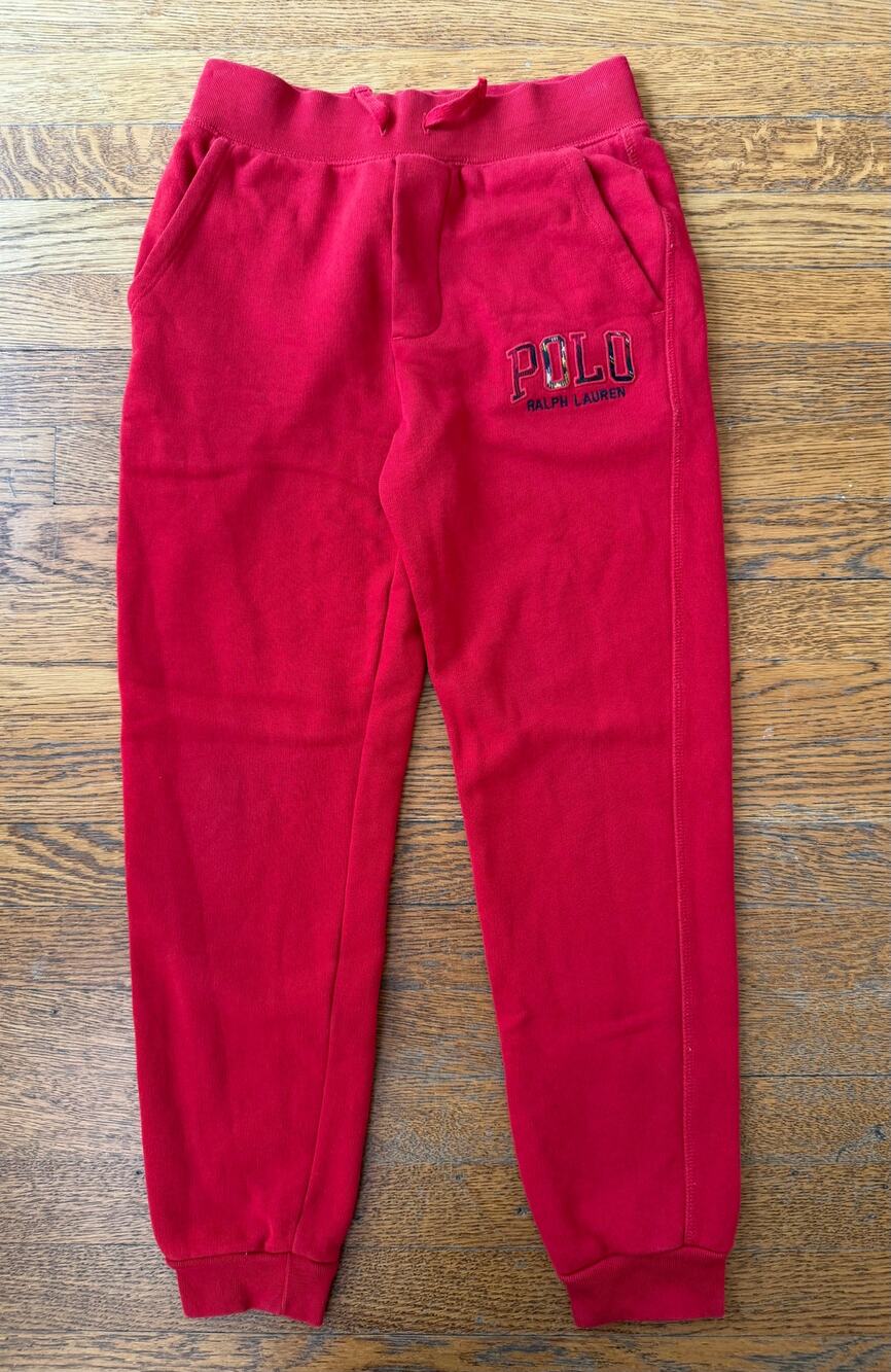 Polo Ralph Lauren Boys' Red Joggers Size 8